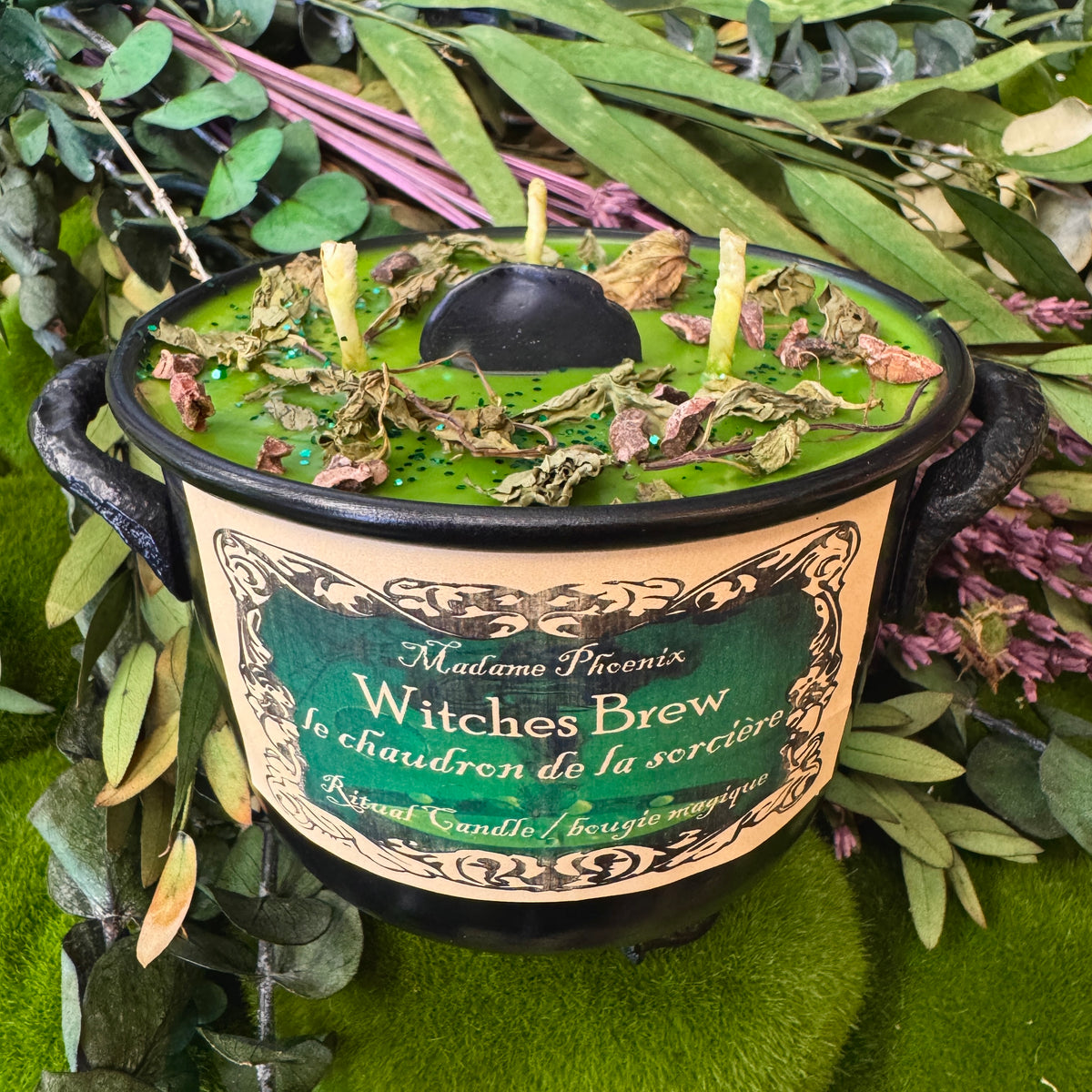 Witches Brew Autumn Cauldron Candle