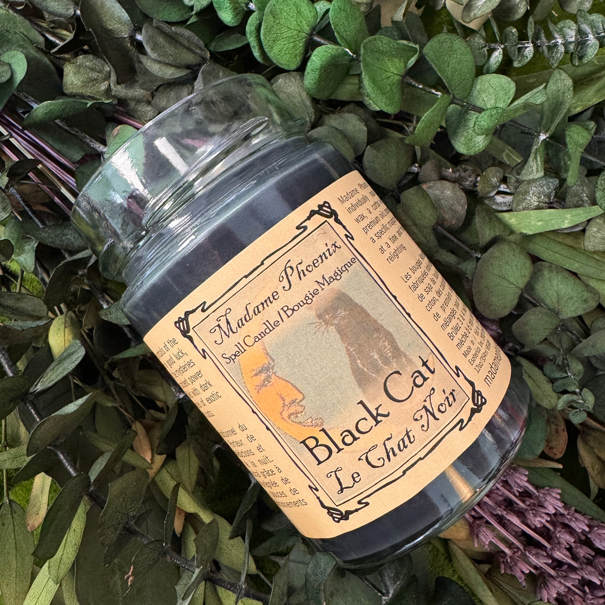 Black Cat Spell Candle