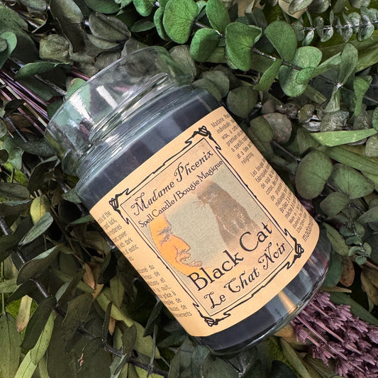 Black Cat Spell Candle