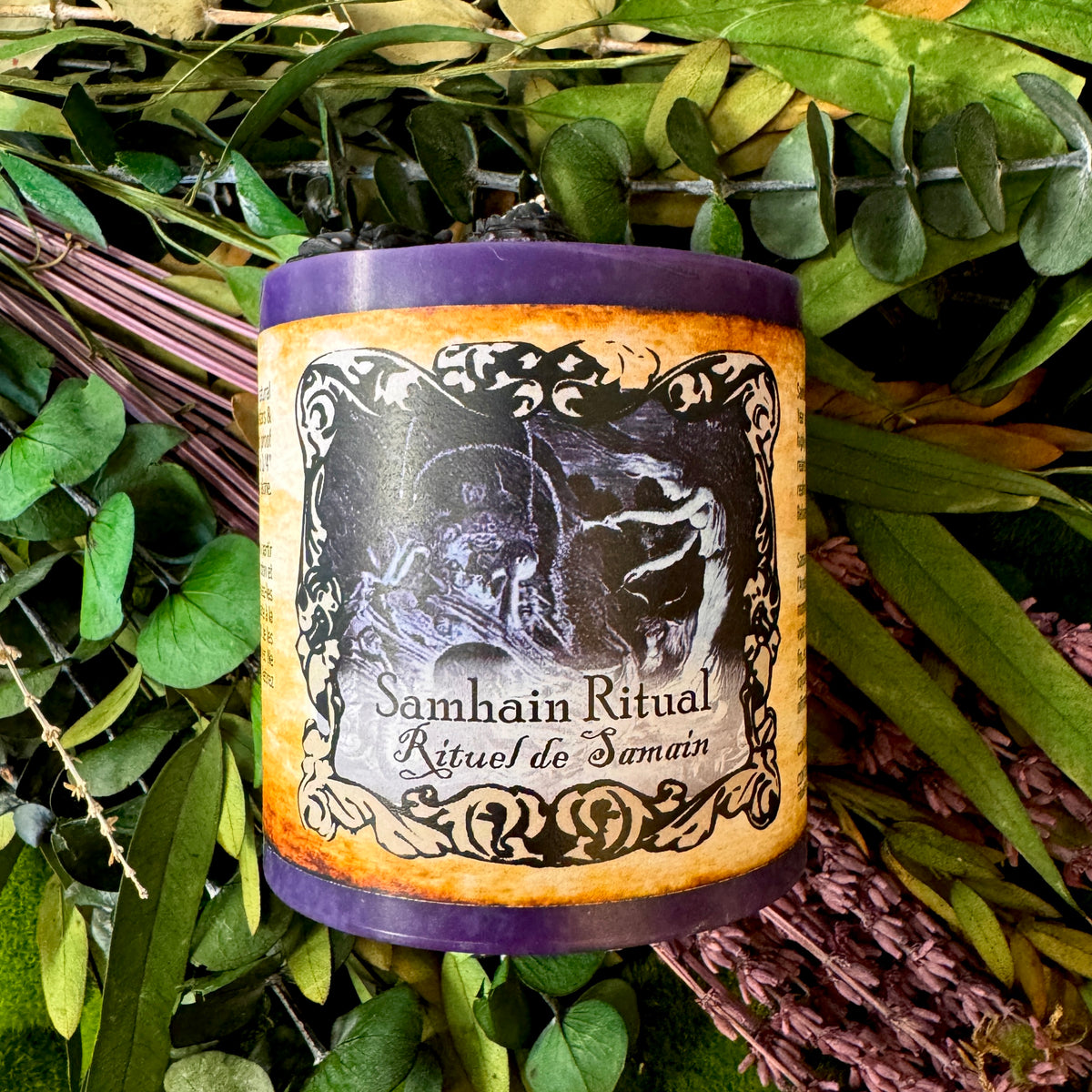 Samhain Witch's Sabbat Chunky Ritual Candle