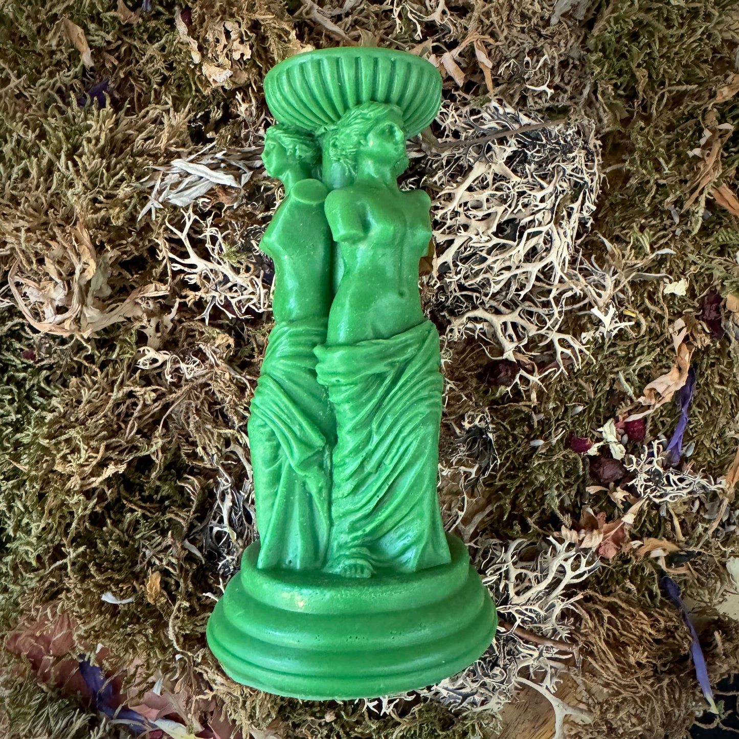 Triple Goddess Shaped Candle