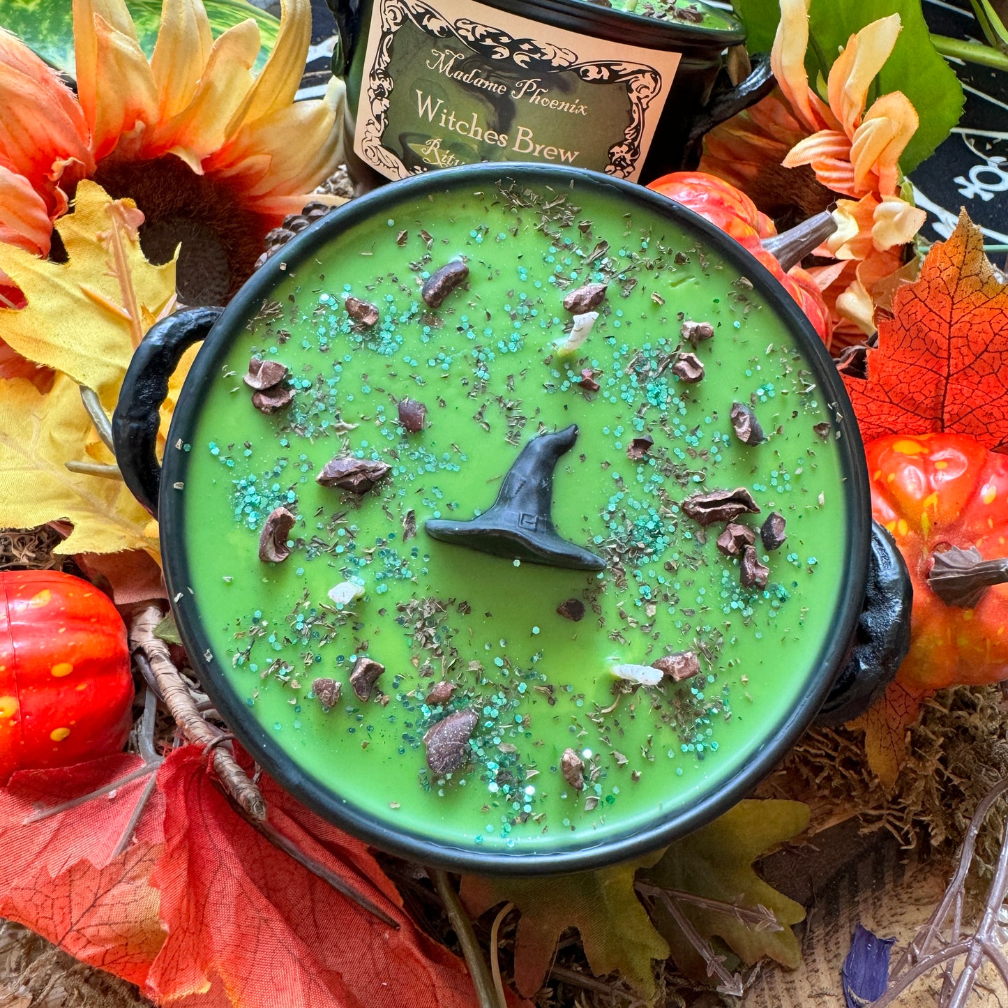 Witches Brew Autumn Cauldron Candle