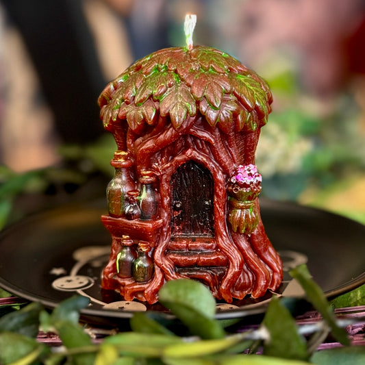 Fairy House Blessing Candle