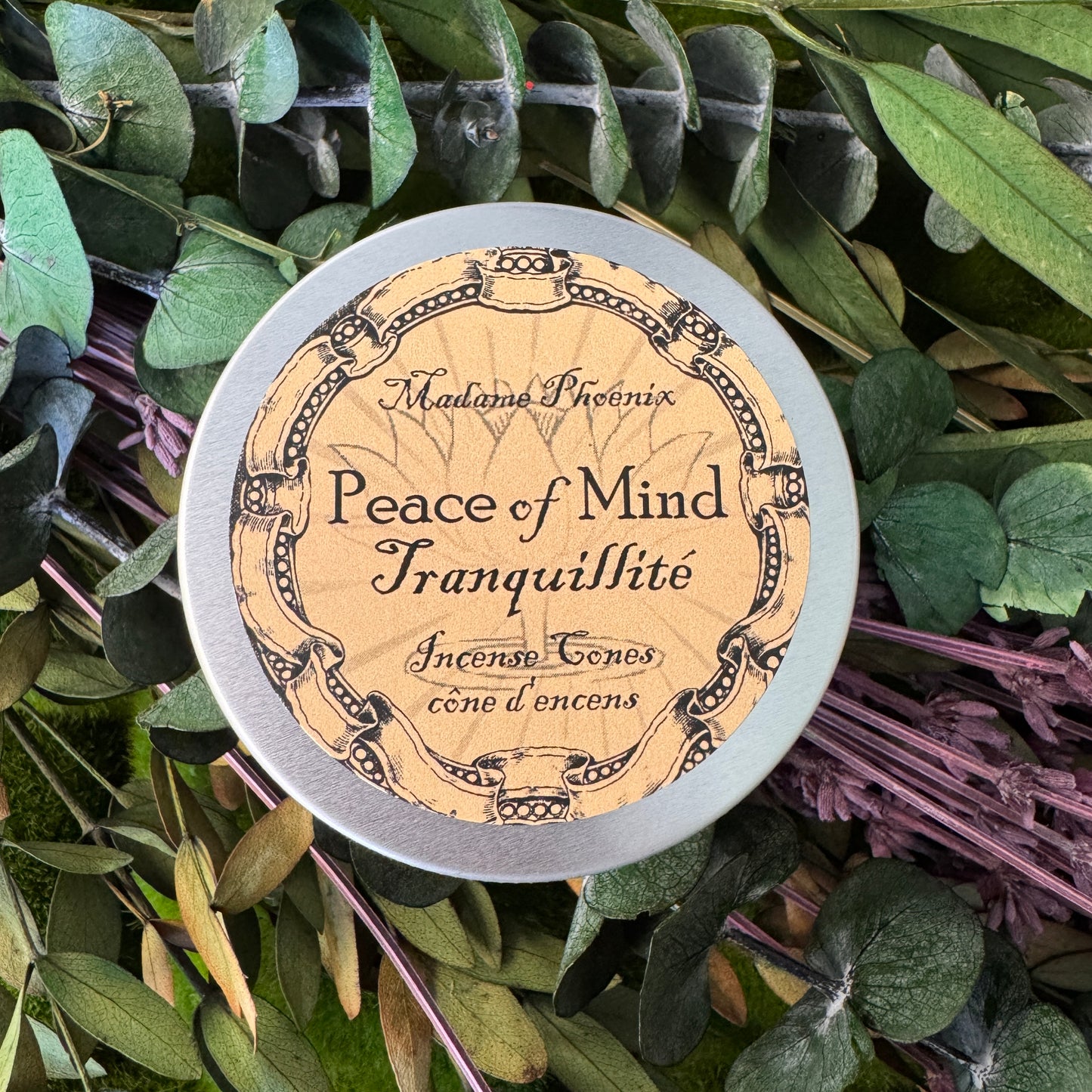 Cone Incense - 1 Tin of 12 Cones