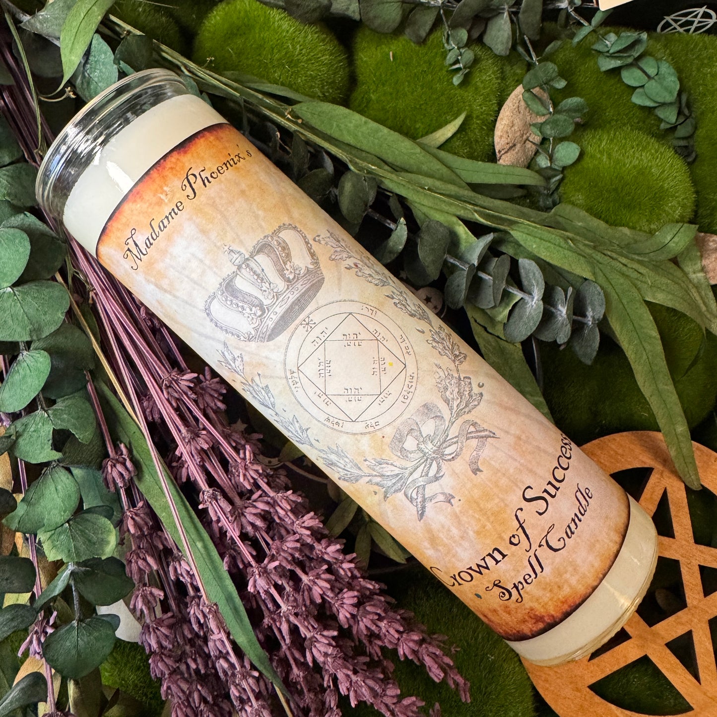 Bougie de sort Couronne de réussite