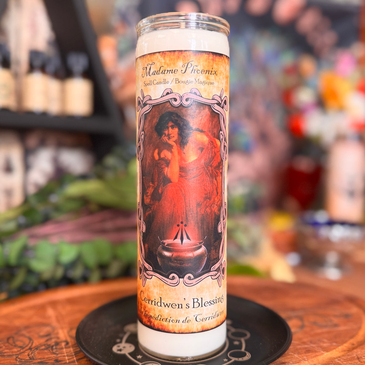 Cerridwen Goddess Spell Altar Candle