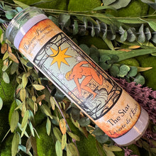 Load image into Gallery viewer, The Star Tarot Card Ritual Spell Candle
