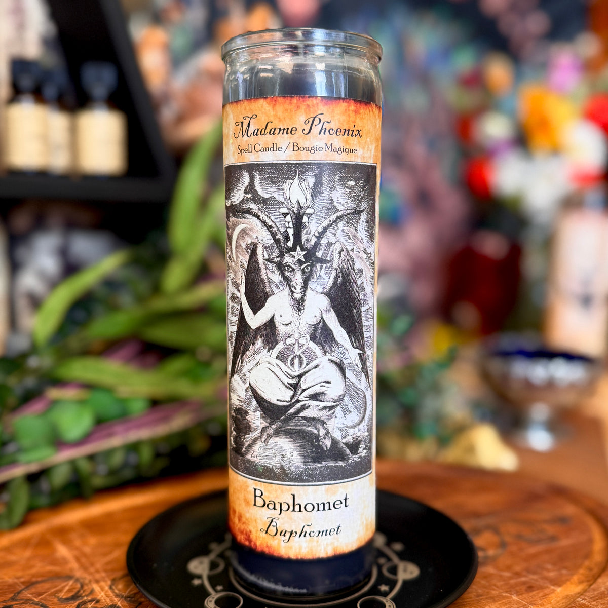 Bougie d’autel rituel Baphomet