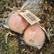 Bombe de bain d’amour de sort magique de quartz rose