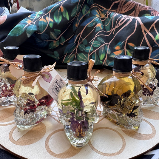 Skull Shaped Oil Bottles