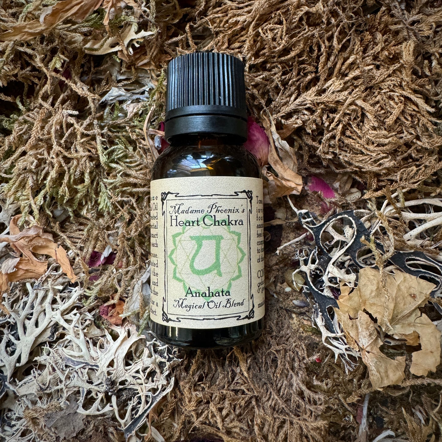 Compte-gouttes de mélange d’huiles essentielles de guérison des chakras