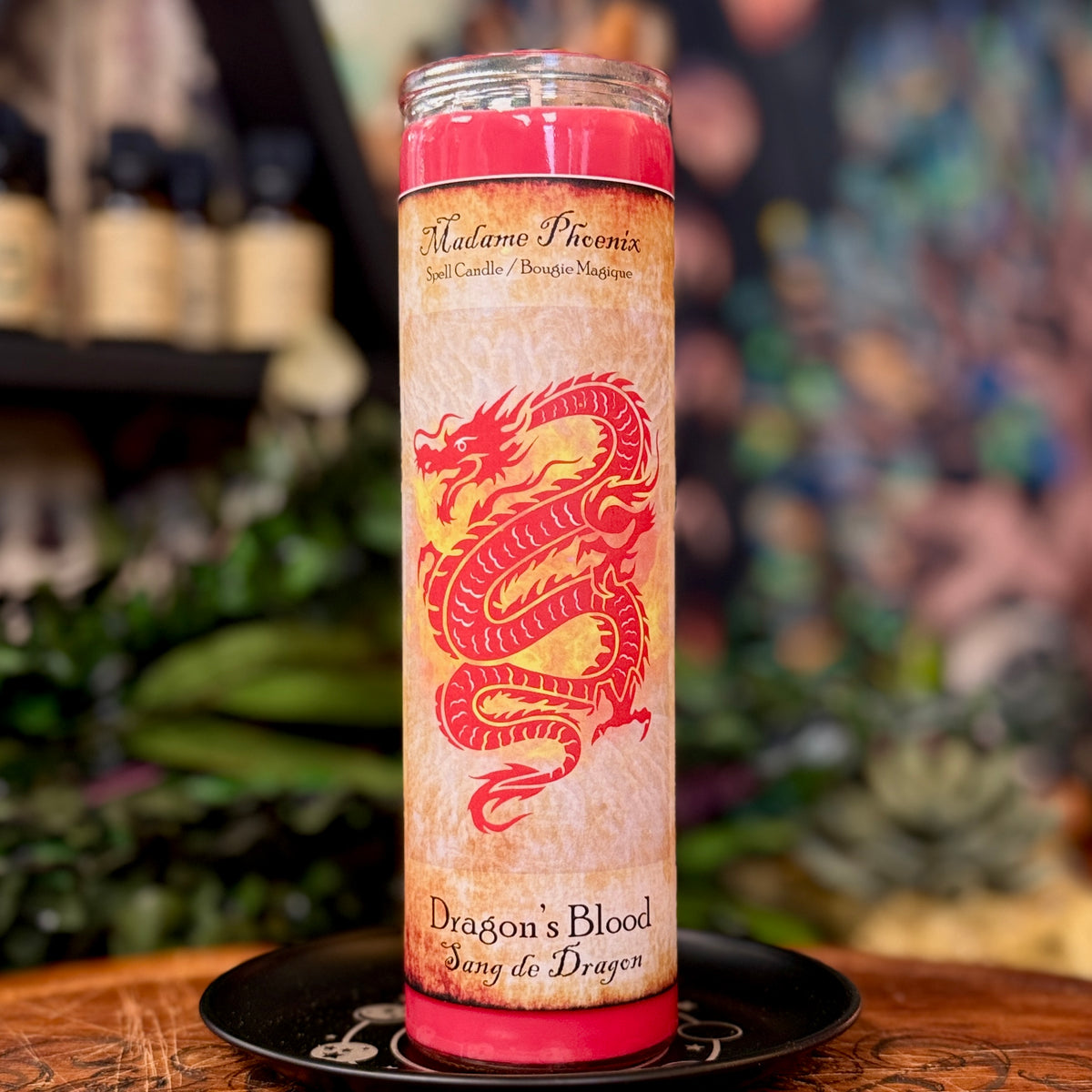 Dragon's Blood Purification Spell Blessing Candle
