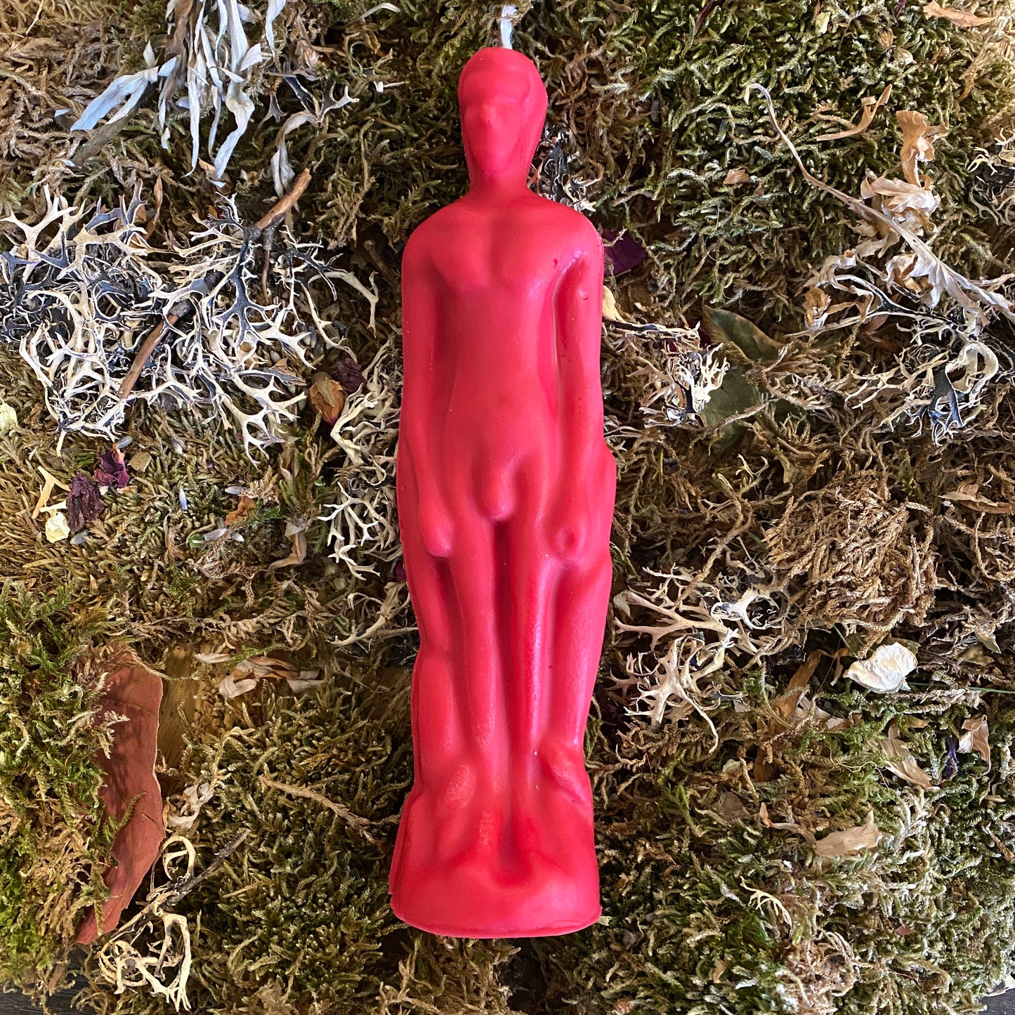 Bougie figure (mâle) pour sorts et autels