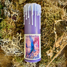 Load image into Gallery viewer, Sugar Plum Fairy Holiday Magic Tall Pillar Candle
