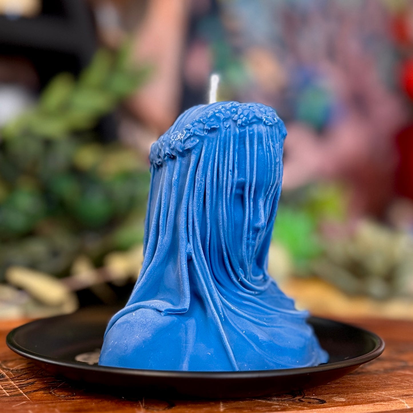 Veiled Goddess Shaped Altar Candles | Hekate | Persephone | Isis