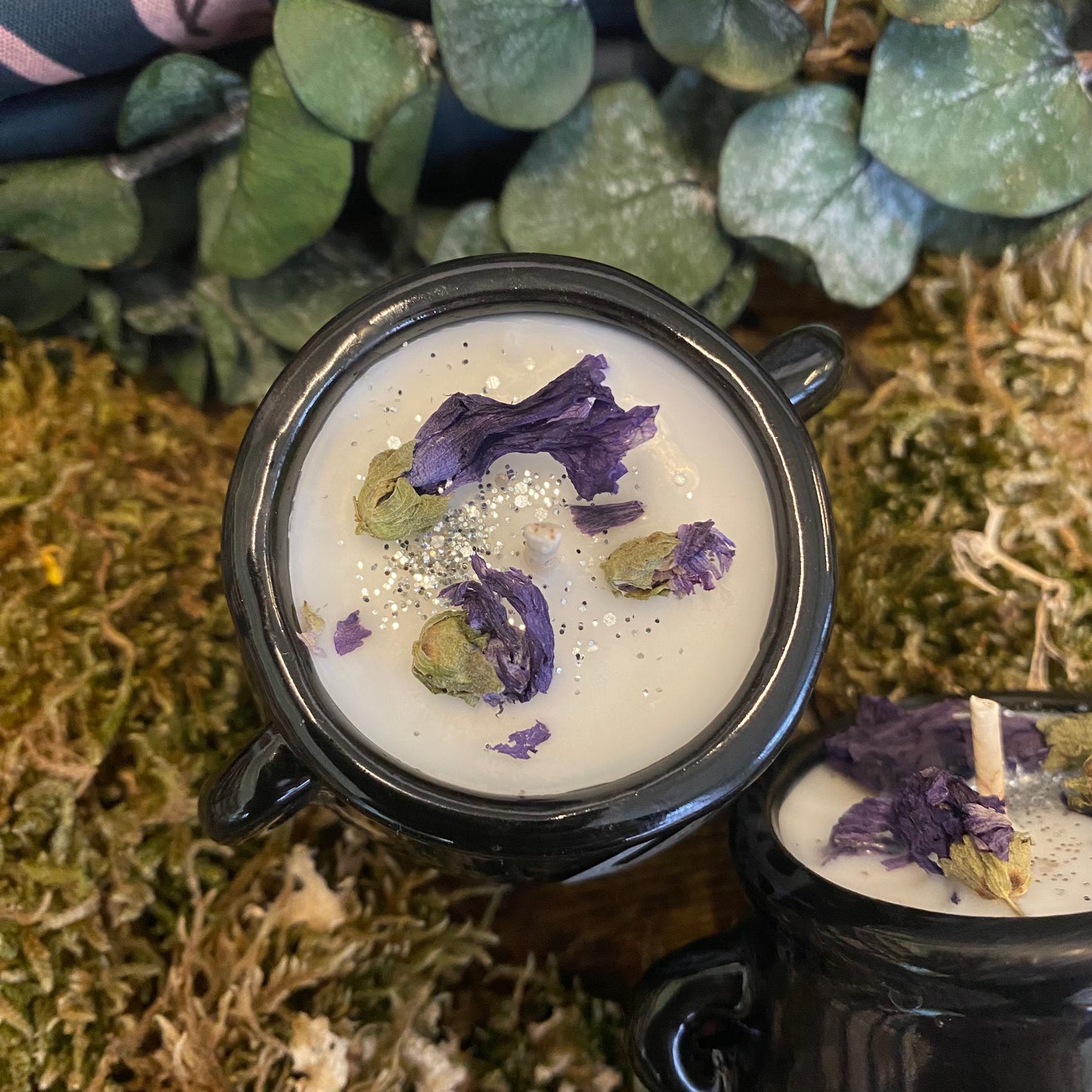 Moon Magic Mini Cauldron Candle