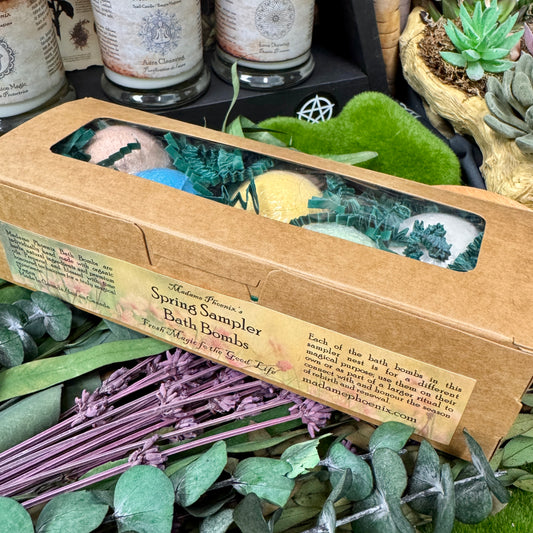 Coffret cadeau de bombe de bain magique Spring Sampler