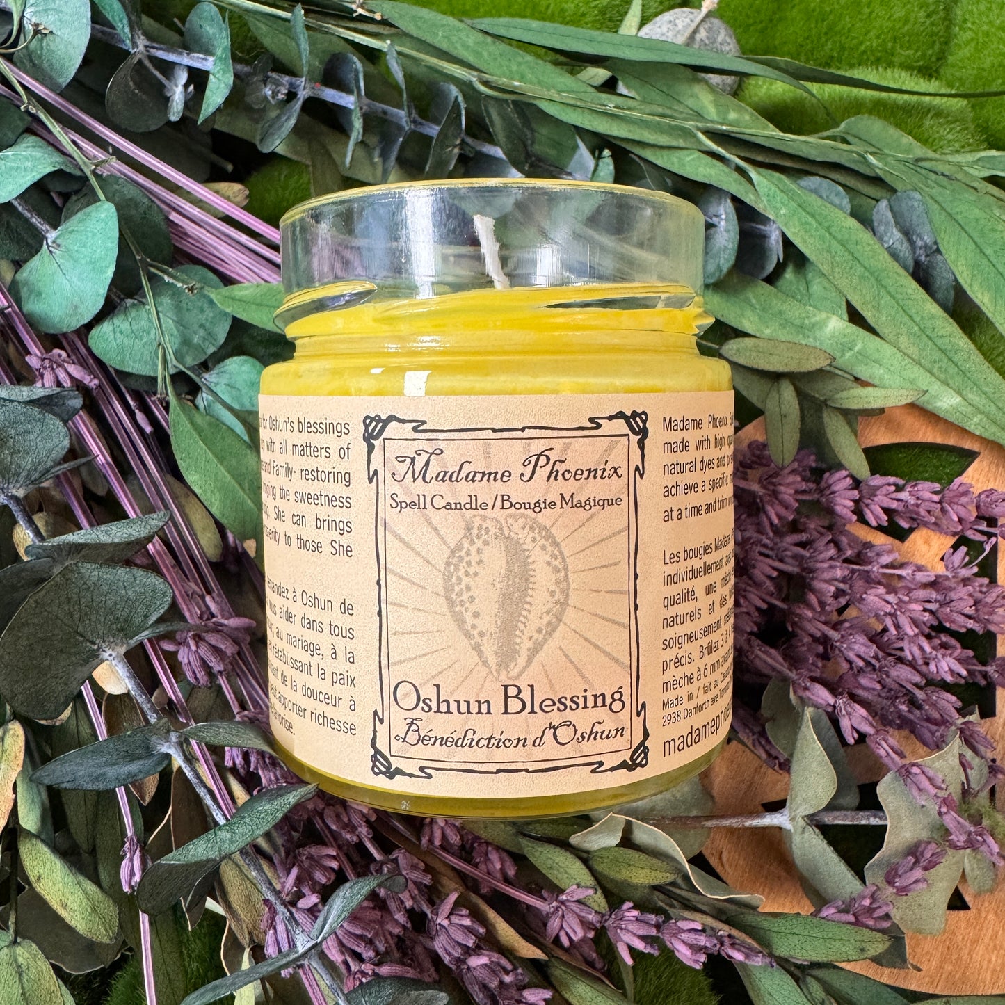 Oshun Blessing Candle