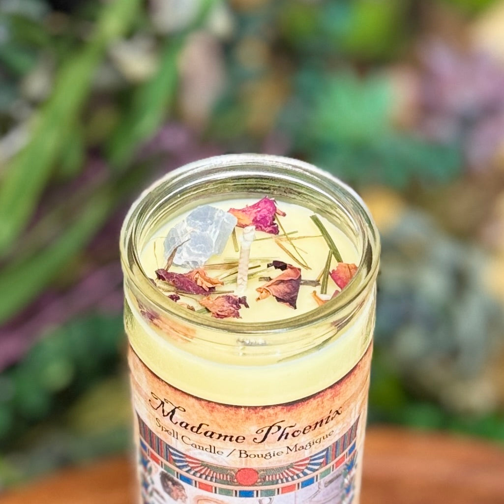 Ma'at Goddess 7 day Blessing Candle