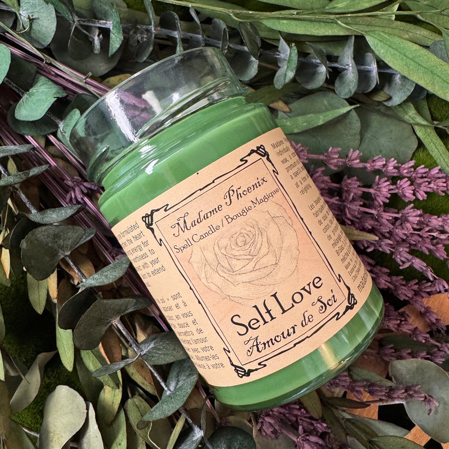 Self Love Heart Healing Spell Candle