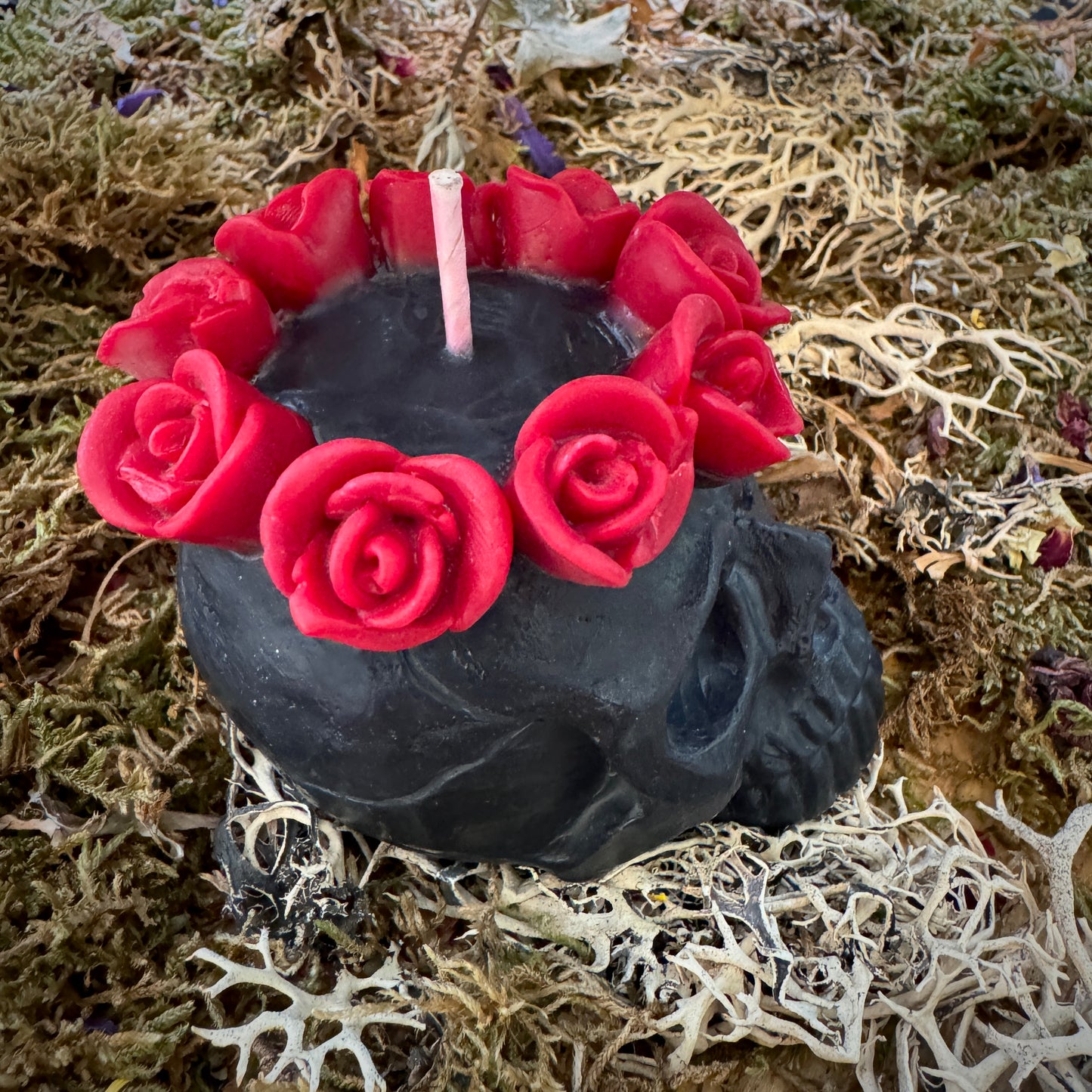 Bougie Crâne Reine des Morts