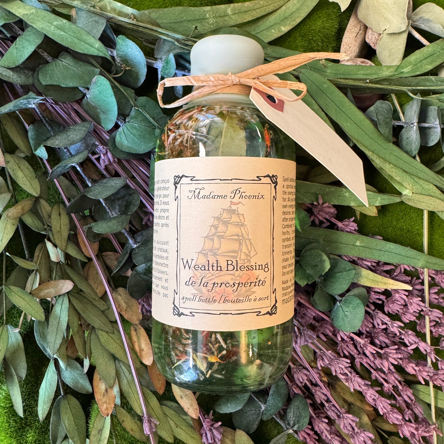 Wealth Blessing Spell Bottle