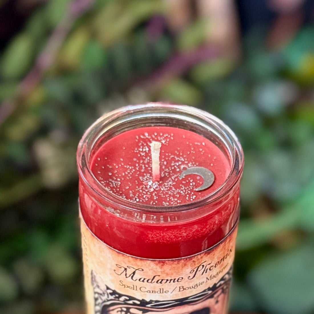 Saison de la bougie magique de sort de Samhain de sorcière
