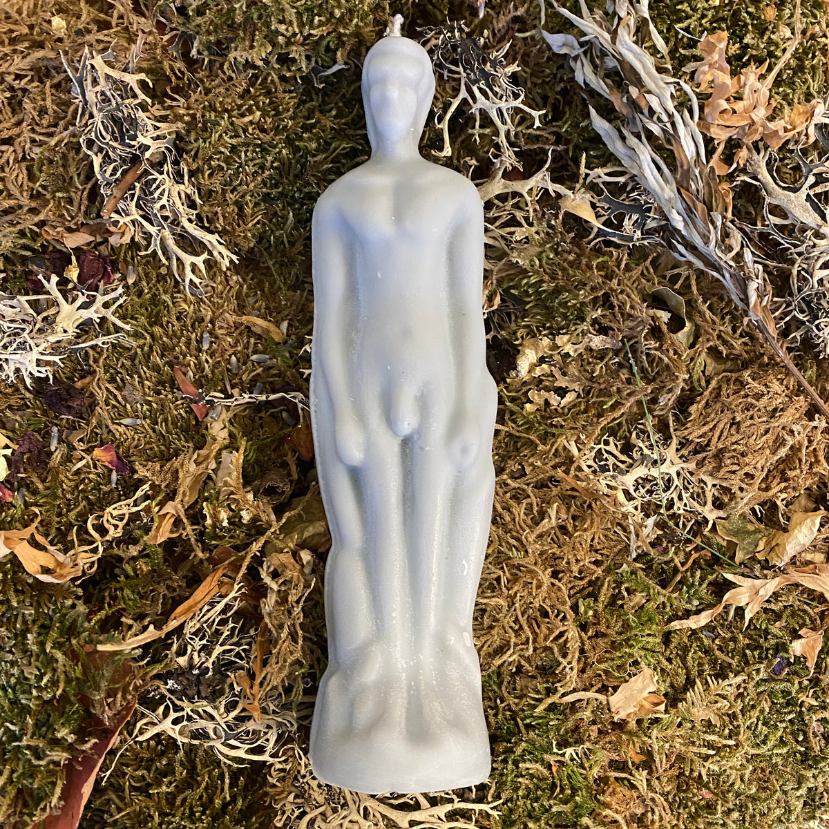 Bougie figure (mâle) pour sorts et autels