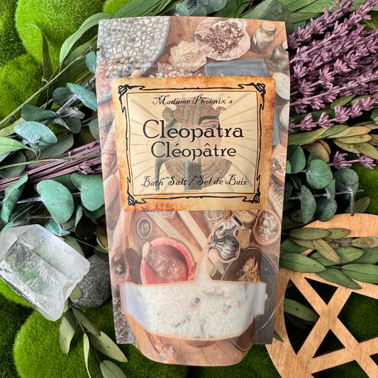 Sel de bain spirituel entièrement naturel Cléopâtre