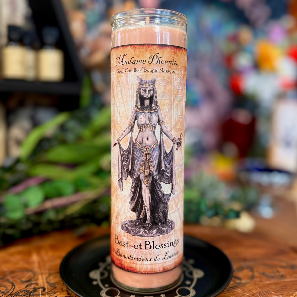 Bast Goddess 7 day Blessing Candle