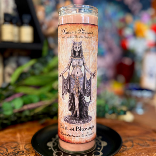 Bast Goddess 7 day Blessing Candle