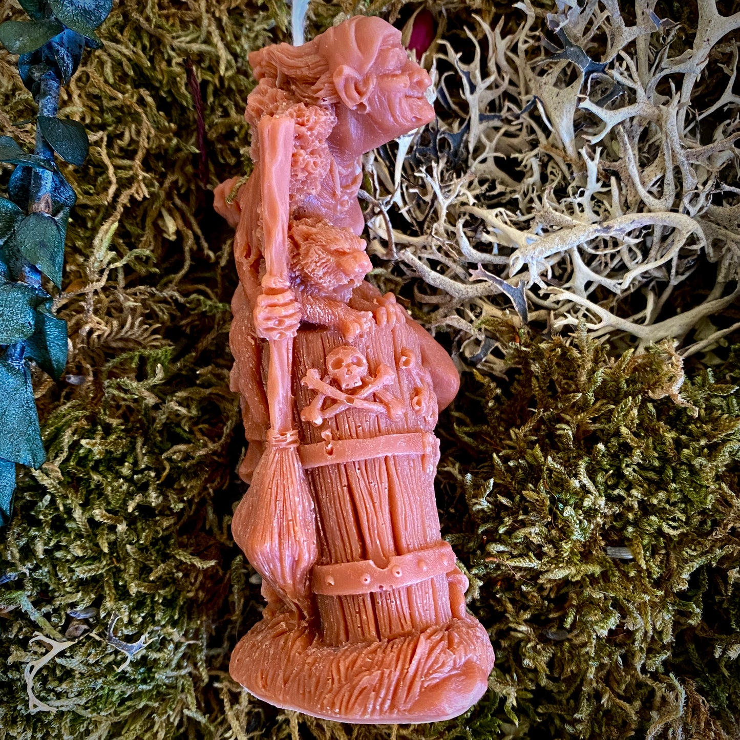 Baba Yaga Crone Magic Witchcraft Shaped Candle