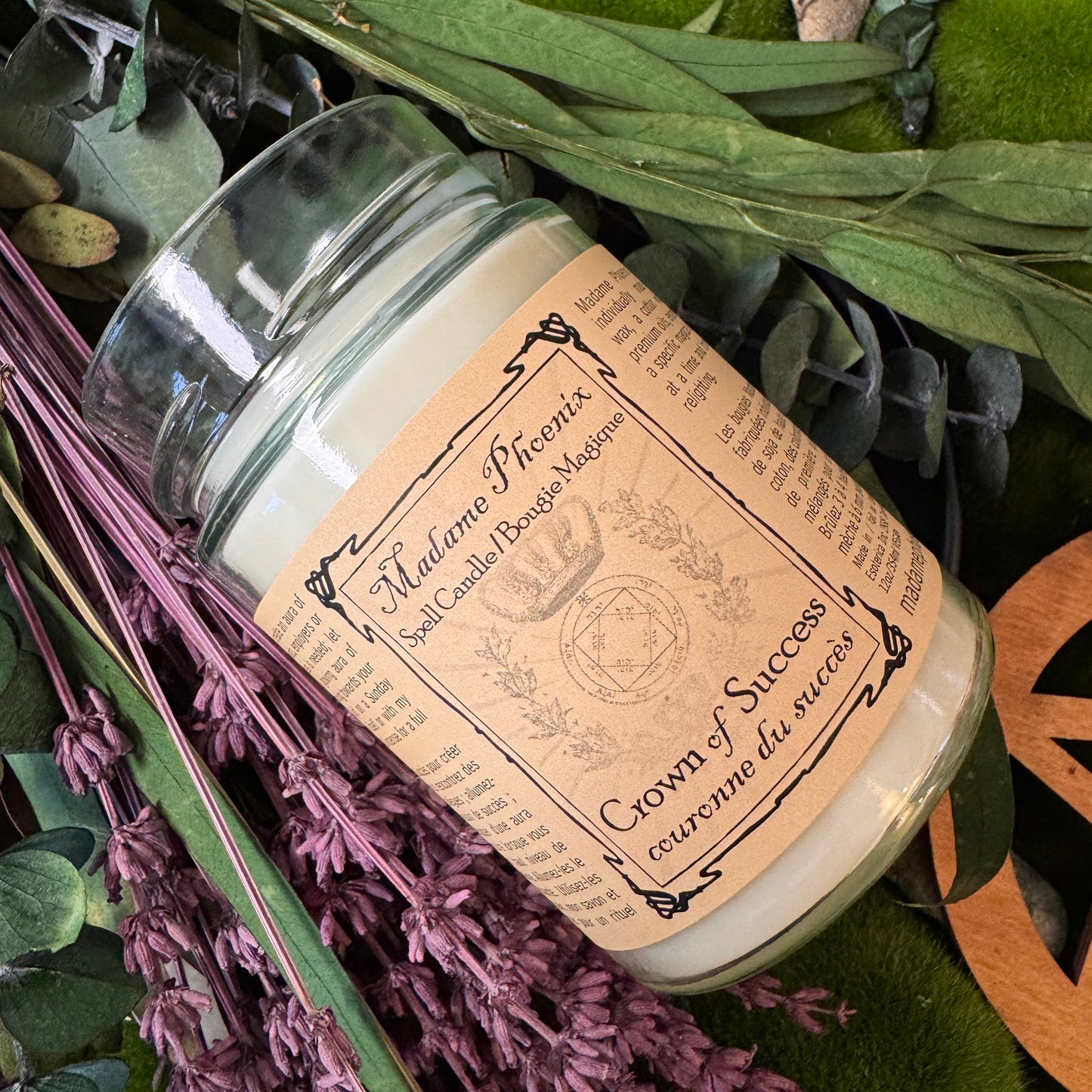 Bougie de sort Couronne de réussite