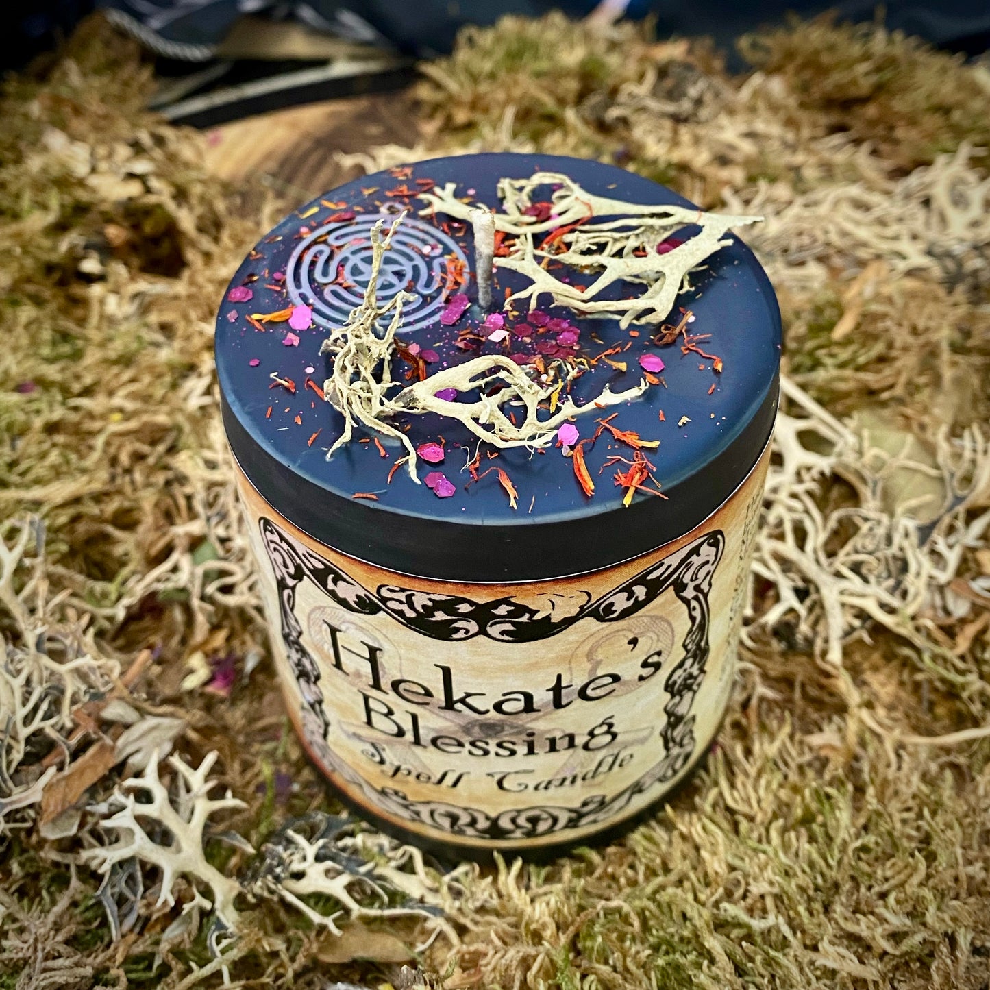Hekate Blessing Chunky Pillar Candle