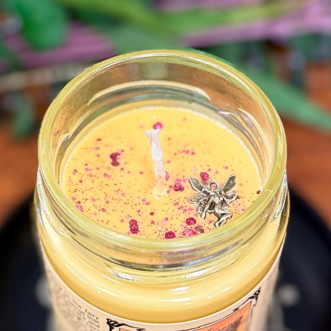 Fairy magic spirit altar candle