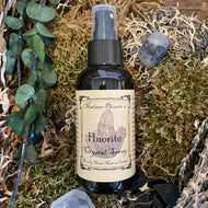 Spray d'aromathérapie aux cristaux de fluorite