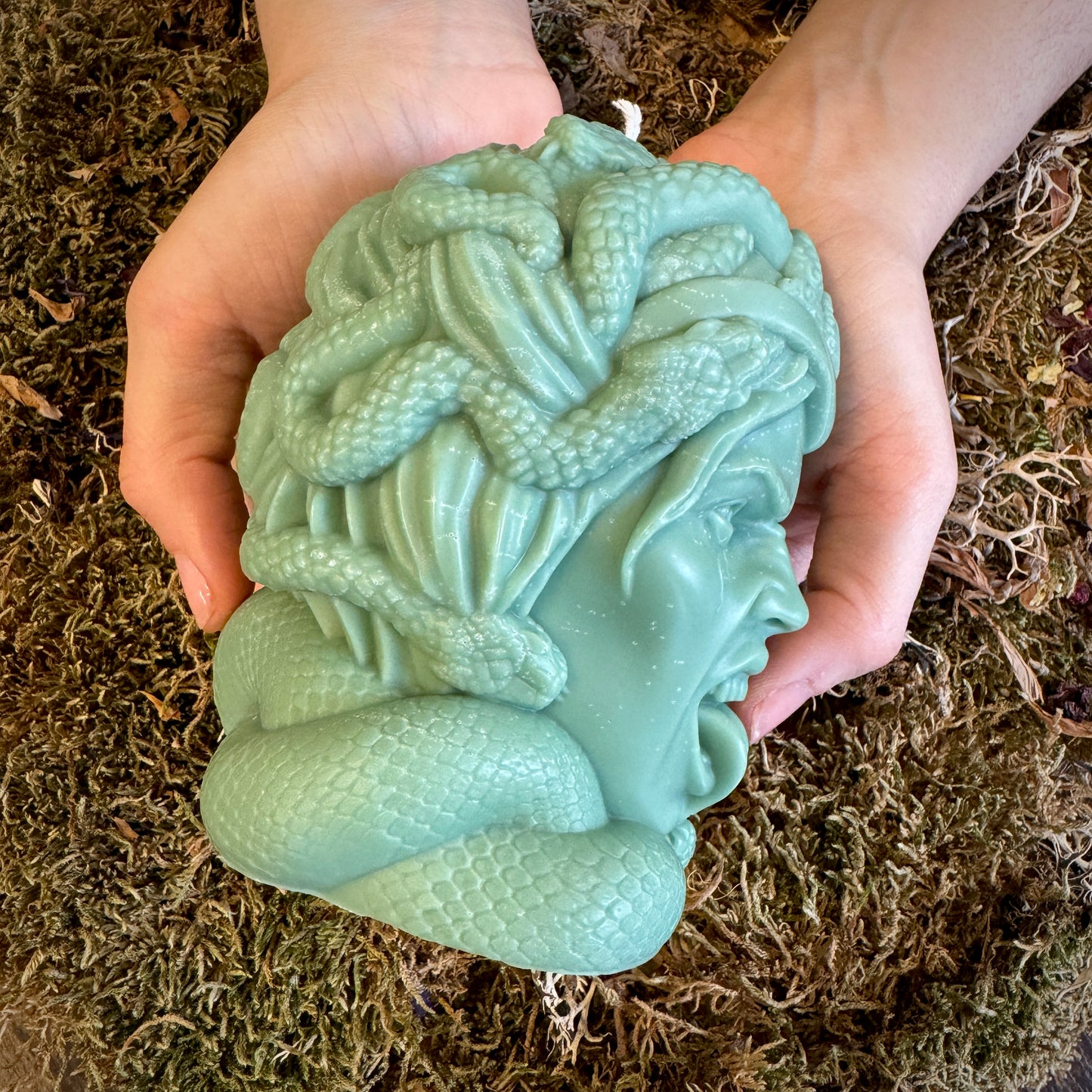 Medusa Head Shaped Protection Candle