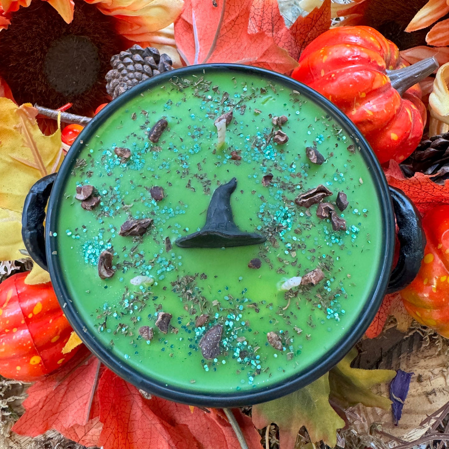 Witches Brew Autumn Cauldron Candle