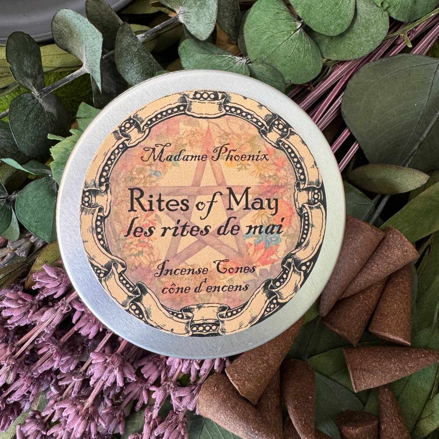 Cone Incense - 1 Tin of 12 Cones