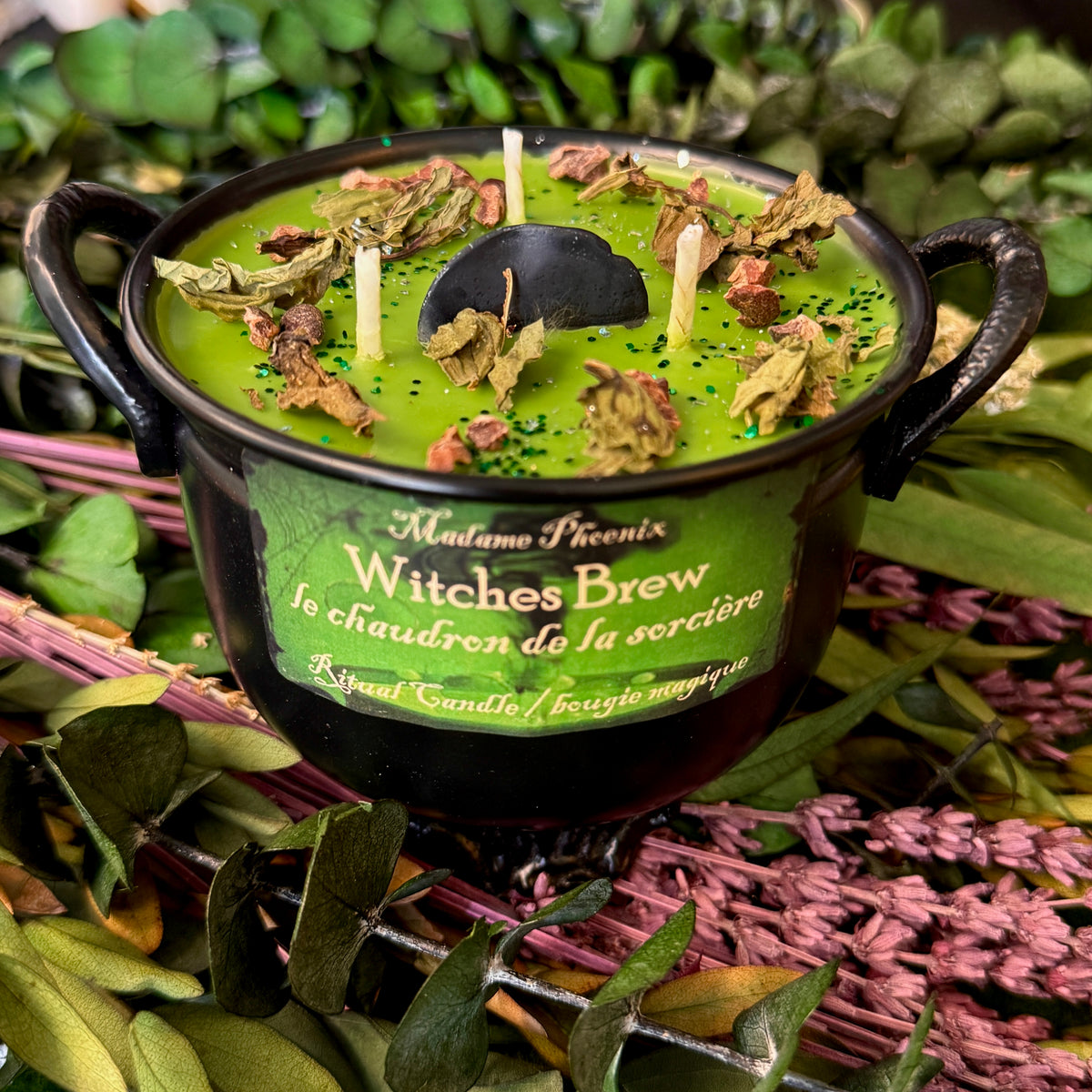 Witches Brew Autumn Cauldron Candle
