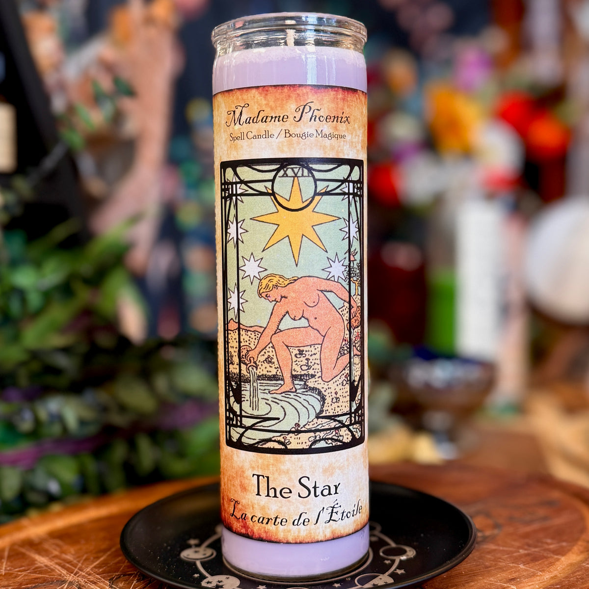 The Star Tarot Card Ritual Spell Candle