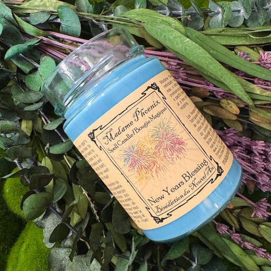 New Year's Blessing Magic Spell Candle