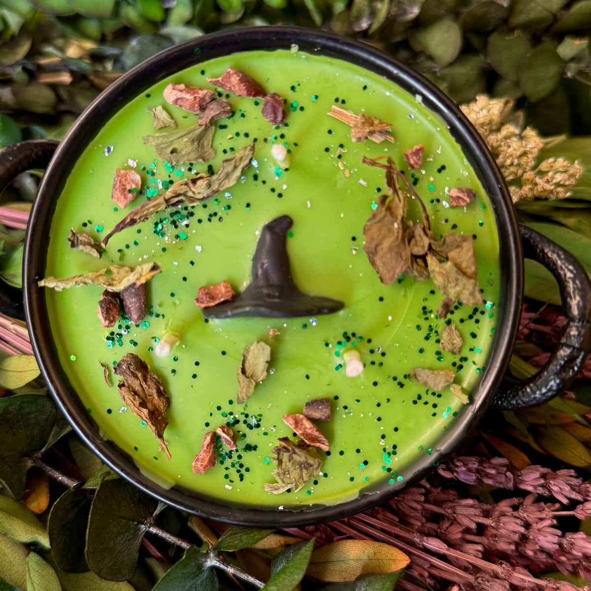 Witches Brew Autumn Cauldron Candle
