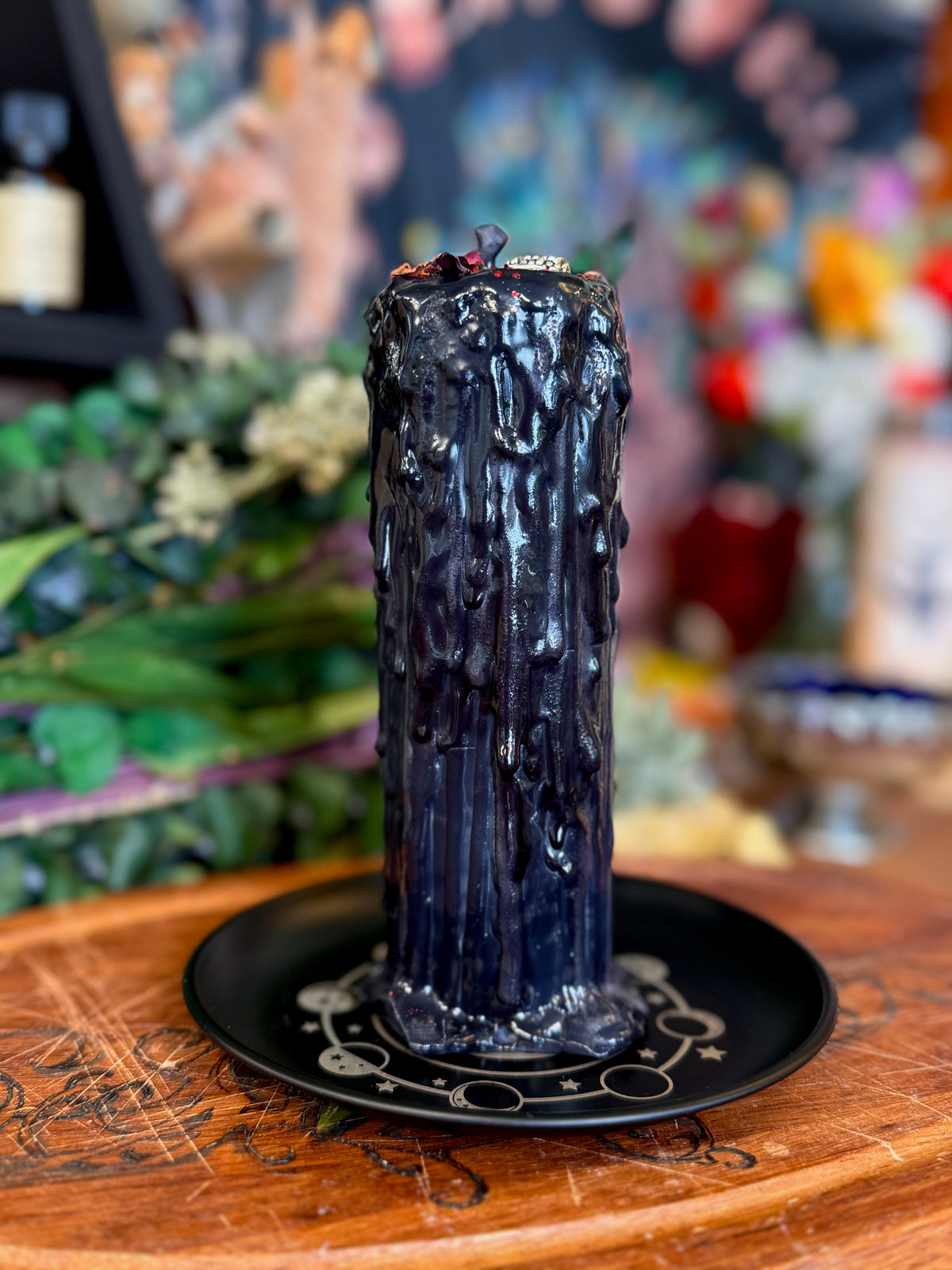 Kiss of the Dark Tall Pillar Candle