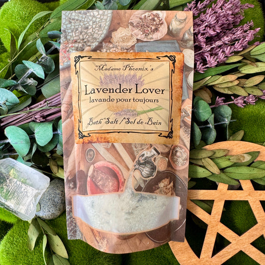 Sel de bain amoureux de la lavande