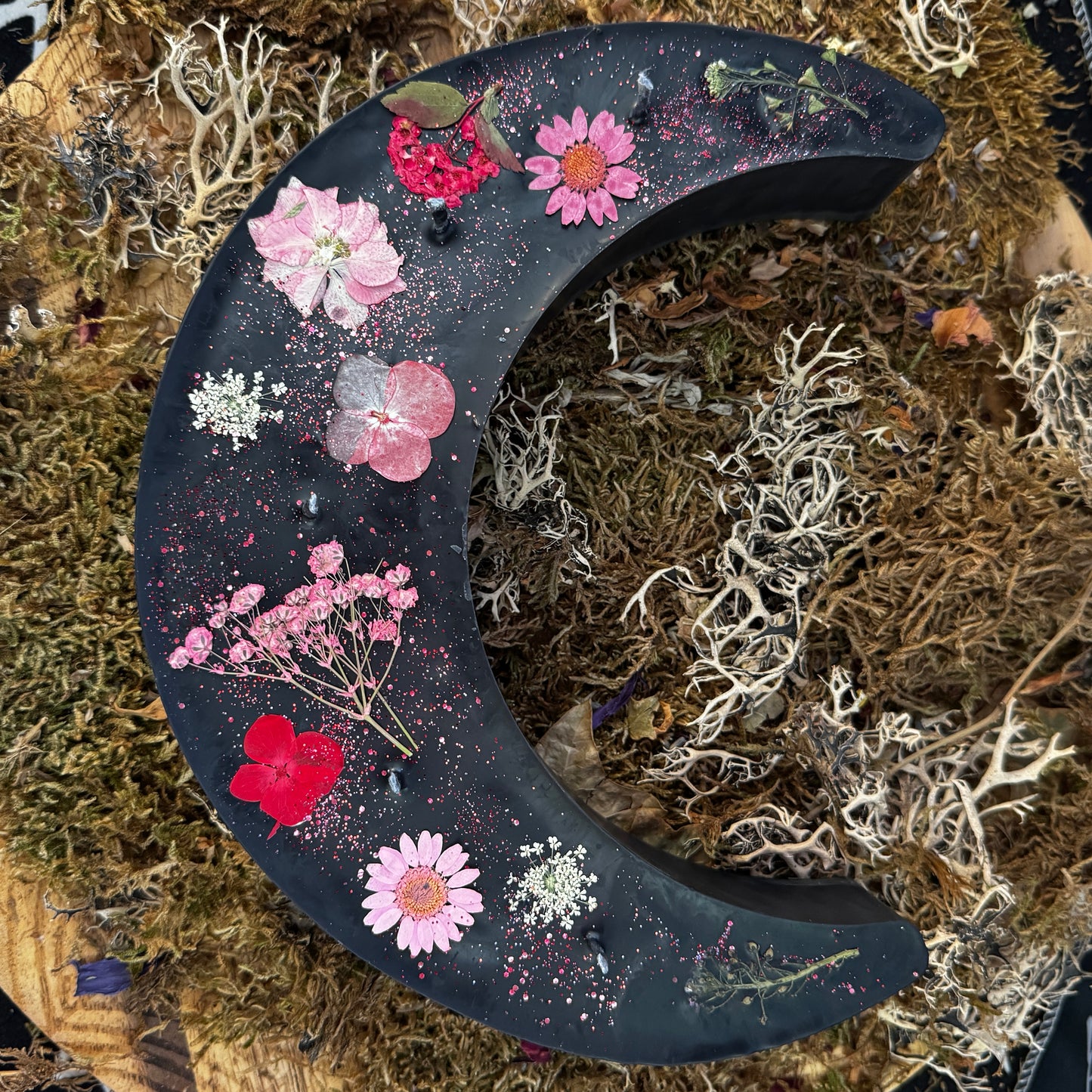Lovers Moon Crescent Shaped Candle