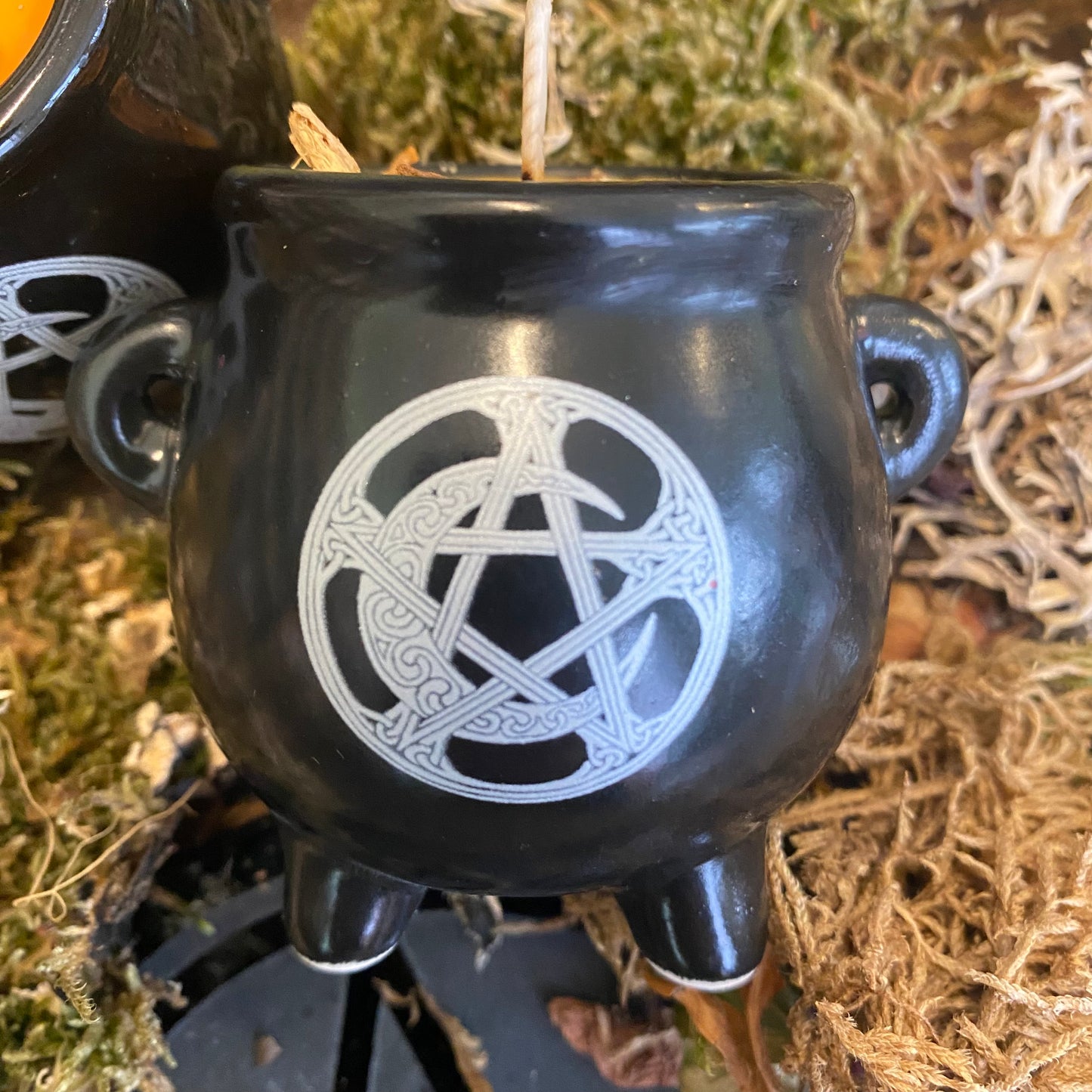 Moon Magic Mini Cauldron Candle