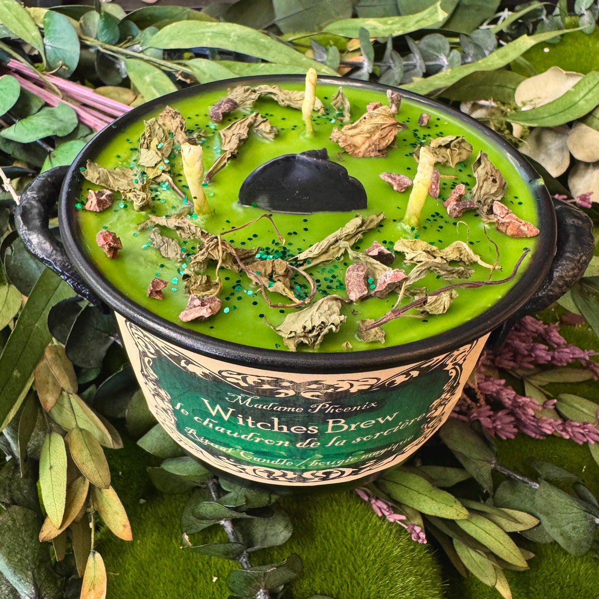 Witches Brew Autumn Cauldron Candle