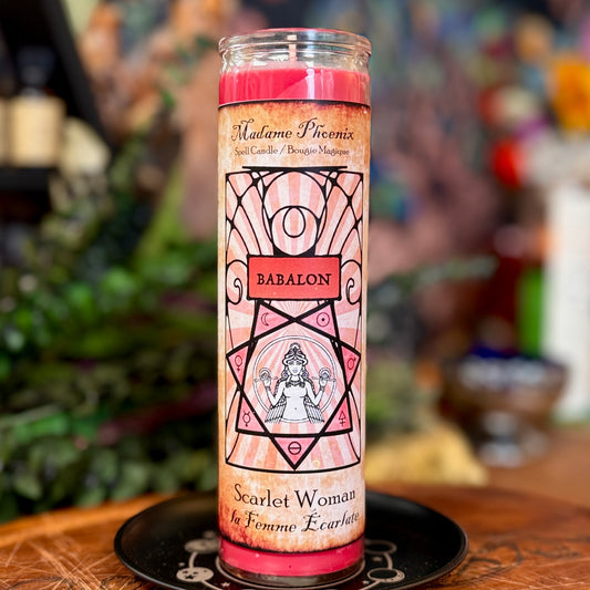 Bougie rituelle Babalon Scarlet Woman