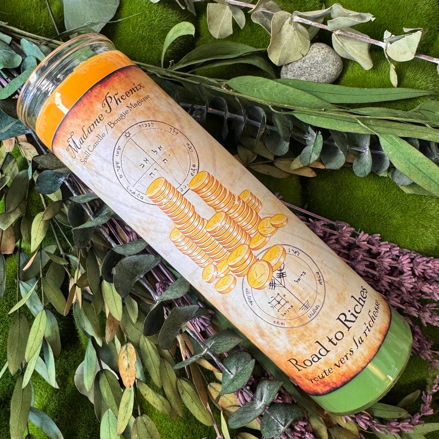 Road to Riches Spell Candle